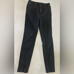 Hudson Classic Black Women's Jeans slit bottoms size 27